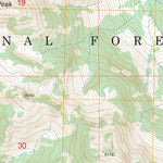 US Forest Service - Topo Baring, WA FSTopo Legacy digital map