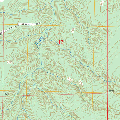 US Forest Service - Topo Bark Bay, WI FSTopo Legacy digital map