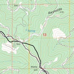 US Forest Service - Topo Bark Shanty Gulch, CA FSTopo Legacy digital map