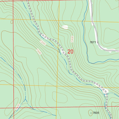 US Forest Service - Topo Barkelew Draw, CO FSTopo Legacy digital map