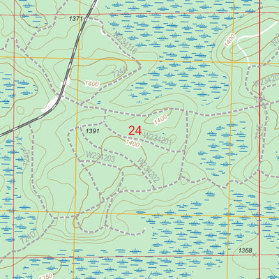 US Forest Service - Topo Barker Lake, WI FSTopo Legacy digital map