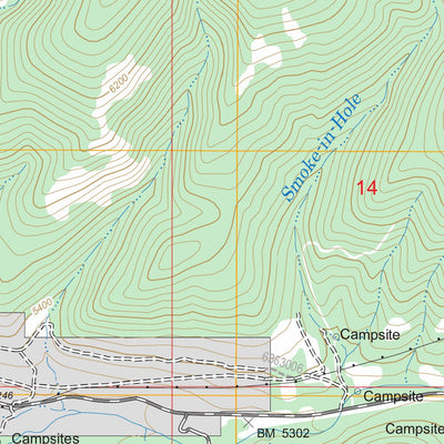 US Forest Service - Topo Barker, MT FSTopo Legacy digital map