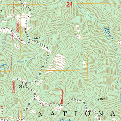 US Forest Service - Topo Barklow Mountain, OR FSTopo Legacy digital map