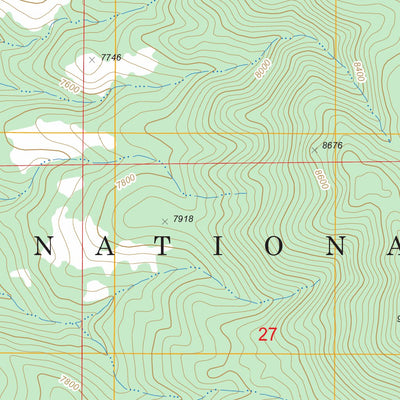 US Forest Service - Topo Barley Creek, NV FSTopo Legacy digital map