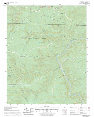 US Forest Service - Topo Barthell SW, TN - KY FSTopo Legacy digital map