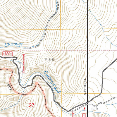 US Forest Service - Topo Bartlett, CA FSTopo Legacy digital map