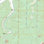 US Forest Service - Topo Bartlett, MO FSTopo Legacy digital map