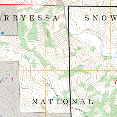 US Forest Service - Topo Bartlett Springs, CA FSTopo Legacy digital map