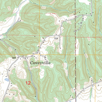 US Forest Service - Topo Bartlettsville, IN FSTopo Legacy digital map