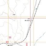 US Forest Service - Topo Barton Spring, NV FSTopo Legacy digital map