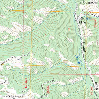 US Forest Service - Topo Basin Butte, ID FSTopo Legacy digital map