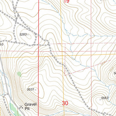 US Forest Service - Topo Basin, ID FSTopo Legacy digital map