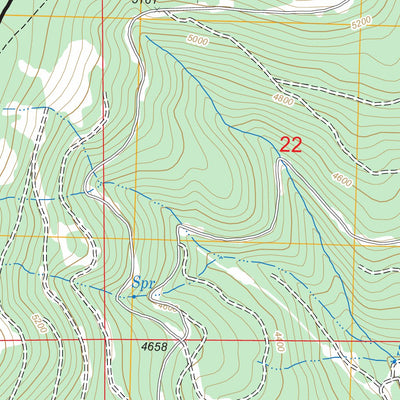 US Forest Service - Topo Bassoo Peak, MT FSTopo Legacy digital map