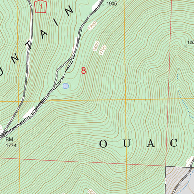 US Forest Service - Topo Bates, AR - OK FSTopo Legacy digital map