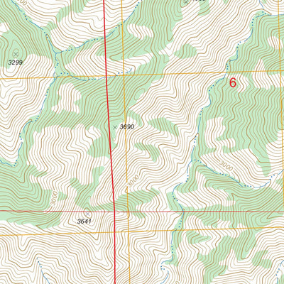 US Forest Service - Topo Bates Canyon, CA FSTopo Legacy digital map