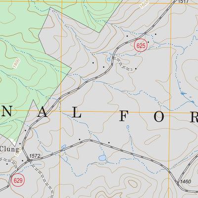 US Forest Service - Topo Bath Alum, VA FSTopo Legacy digital map