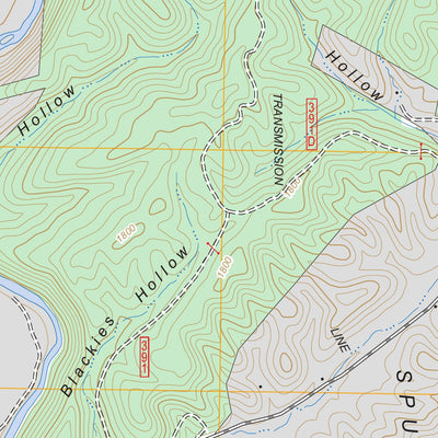 US Forest Service - Topo Bath Alum, VA FSTopo Legacy digital map