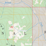 US Forest Service - Topo Bathtub Mountain, ID FSTopo Legacy digital map