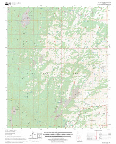 US Forest Service - Topo Battle Flat, AZ FSTopo Legacy digital map