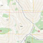 US Forest Service - Topo Baugh Creek SW, ID FSTopo Legacy digital map