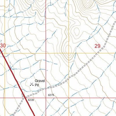 US Forest Service - Topo Baxter Spring NW, NV FSTopo Legacy digital map