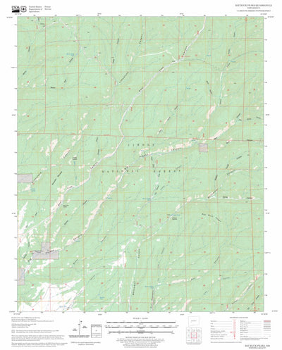 US Forest Service - Topo Bay Buck Peaks, NM FSTopo Legacy digital map