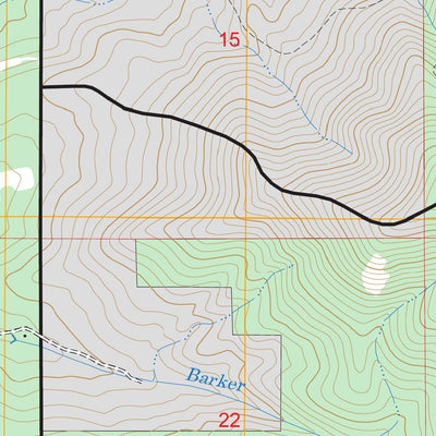 US Forest Service - Topo Bayview, ID FSTopo Legacy digital map