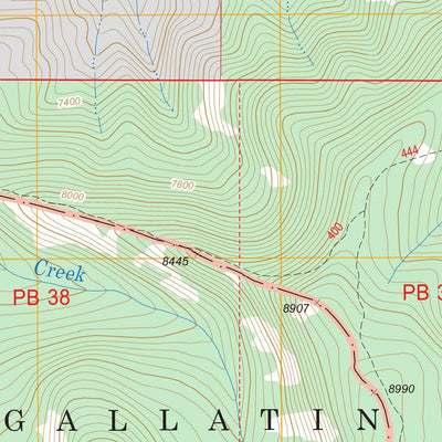 US Forest Service - Topo Beacon Point, MT FSTopo Legacy digital map