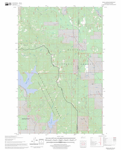 US Forest Service - Topo Bead Lake, WA - ID FSTopo Legacy digital map