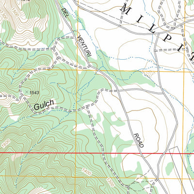 US Forest Service - Topo Bear Canyon, CA FSTopo Legacy digital map