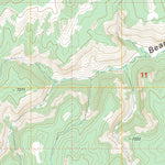 US Forest Service - Topo Bear Canyon, UT FSTopo Legacy digital map