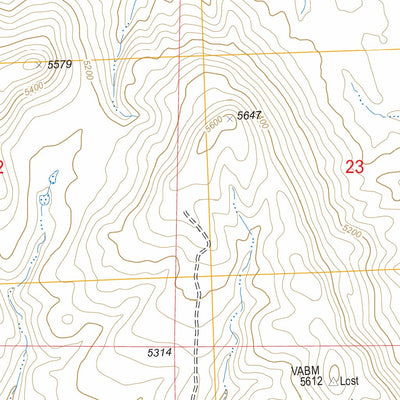 US Forest Service - Topo Bear Creek Ranch, WY FSTopo Legacy digital map