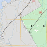 US Forest Service - Topo Bear Creek, TX FSTopo Legacy digital map