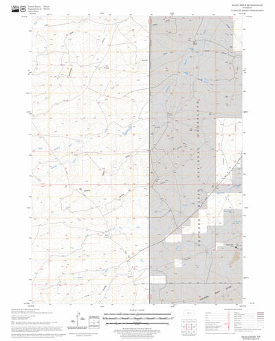US Forest Service - Topo Bear Creek, WY FSTopo Legacy digital map