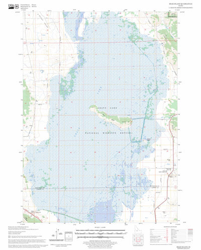 US Forest Service - Topo Bear Island, ID FSTopo Legacy digital map
