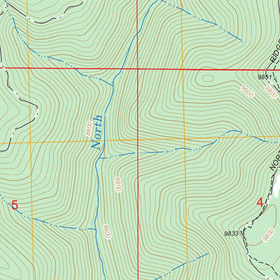 US Forest Service - Topo Bear Mountain, CO FSTopo Legacy digital map