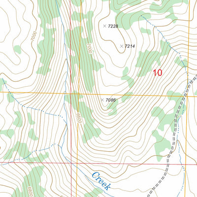 US Forest Service - Topo Bear Mountain, NV - ID FSTopo Legacy digital map