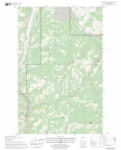 US Forest Service - Topo Bear Mountain, WA FSTopo Legacy digital map
