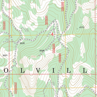 US Forest Service - Topo Bear Mountain, WA FSTopo Legacy digital map