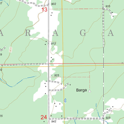 US Forest Service - Topo Bear Town, MI FSTopo Legacy digital map