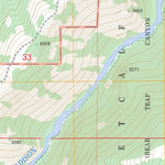 US Forest Service - Topo Bear Trap Creek, MT FSTopo Legacy digital map