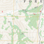 US Forest Service - Topo Bearpaw Mountain, NV - ID FSTopo Legacy digital map