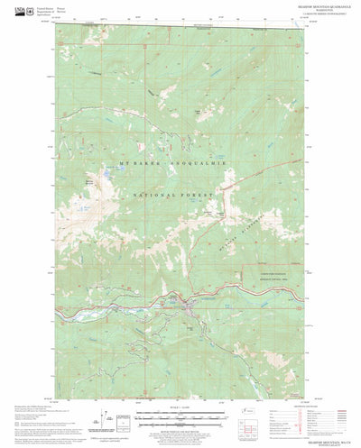 US Forest Service - Topo Bearpaw Mountain, WA FSTopo Legacy digital map