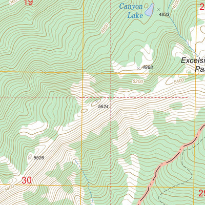 US Forest Service - Topo Bearpaw Mountain, WA FSTopo Legacy digital map