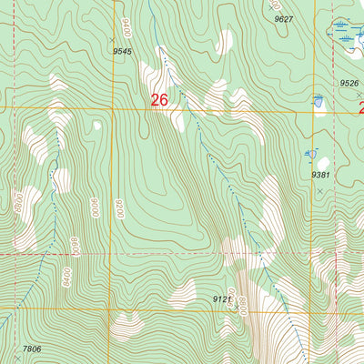 US Forest Service - Topo Beartooth Butte, WY - MT FSTopo Legacy digital map