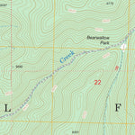 US Forest Service - Topo Bearwallow Mountain, NM FSTopo Legacy digital map