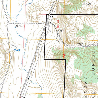 US Forest Service - Topo Beatty, OR FSTopo Legacy digital map