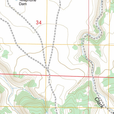 US Forest Service - Topo Beaty Canyon, CO FSTopo Legacy digital map