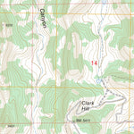 US Forest Service - Topo Beaty Canyon, CO FSTopo Legacy digital map