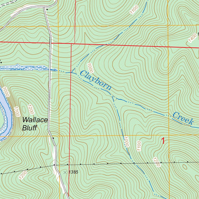 US Forest Service - Topo Beaver, AR - MO FSTopo Legacy digital map